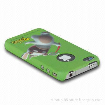 Case for iPhone 4, Made of Silicone Material, Measures 58 x 34 x 43cm